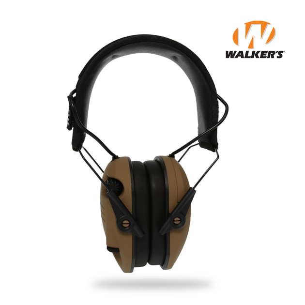Активні навушники Walker's Razor Slim Original з патчами (коричневий) - зображення 2