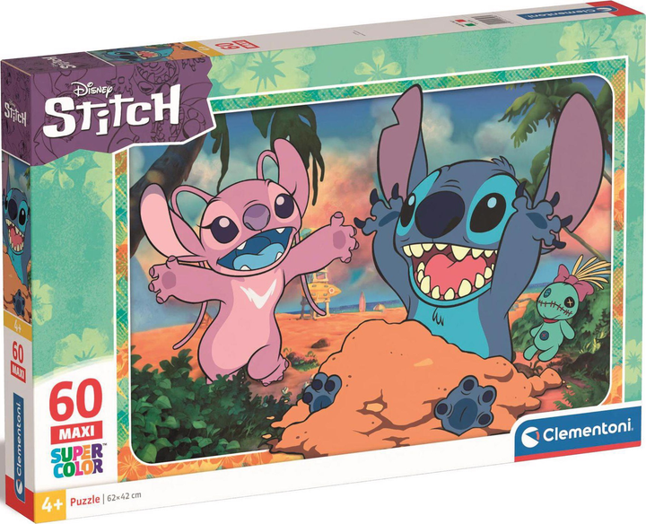 Puzzle Clementoni Maxi Puzzle Stitch 60 elementów (8005125265961) - obraz 1