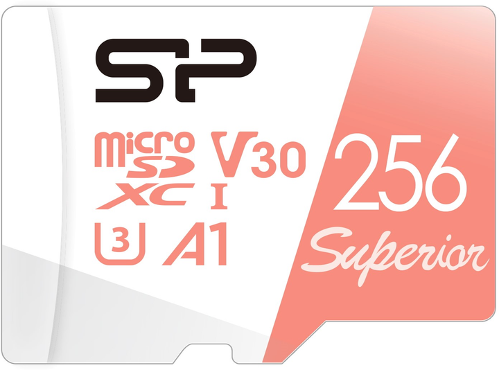 Karta pamięci Silicon Power Superior MicroSDXC 256GB UHS-I + SD Adapter (SP256GBSTXDV3V20SP) - obraz 1