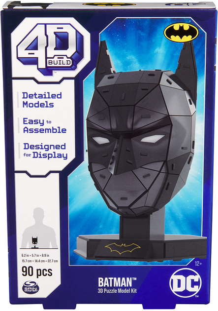 4D Puzzle Spin Master Batman Mask 90 elementów (0681147019058) - obraz 4