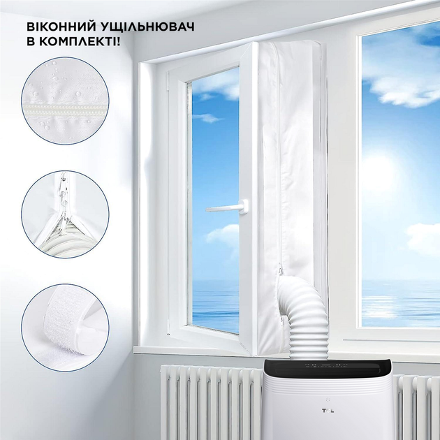Кондиціонер мобільний TCL TAC-12CPB/MZW - зображення 4