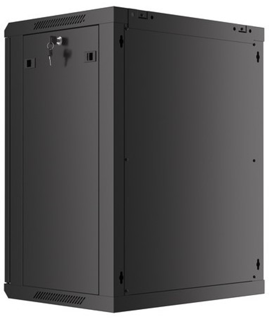 Szafa wisząca serwerowa Lanberg 19" 15U 600x450 Black (WF01-6415-10B) - obraz 5