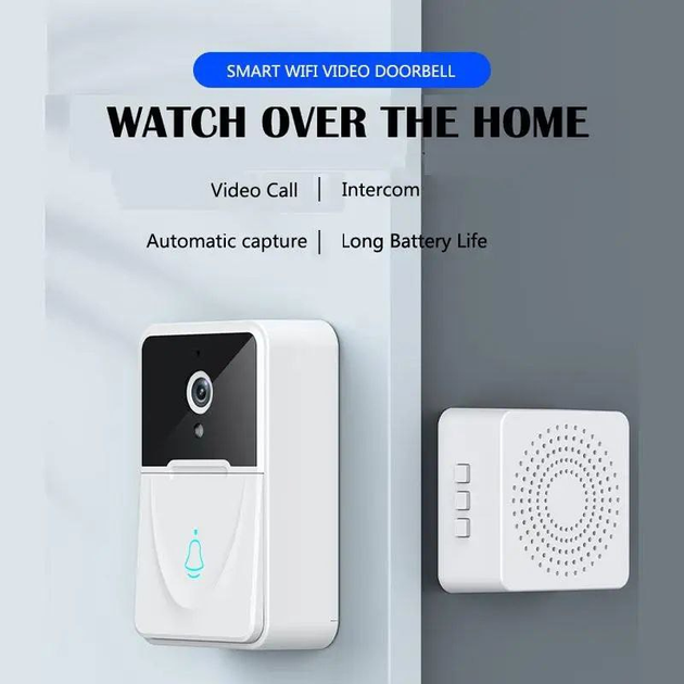 Умный видеодомофон Escam X3 WiFi IP, беспроводной дверной звонок - Фото 5 Умный видеодомофон Escam X3 WiFi IP, беспроводной дверной звонок - изображение 5