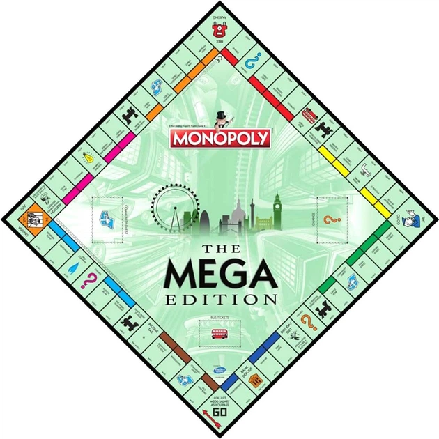 Gra planszowa Winning Moves Monopoly Mega Edition (wersja włoska) (5036905053488) - obraz 3