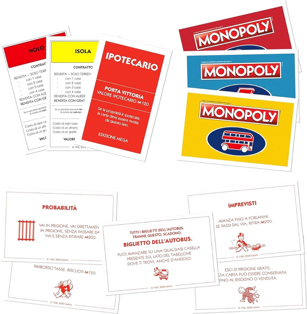 Настільна гра Winning Moves Monopoly Mega Edition Milan Metropolitan City (версія італійська) (5036905050142) - зображення 5