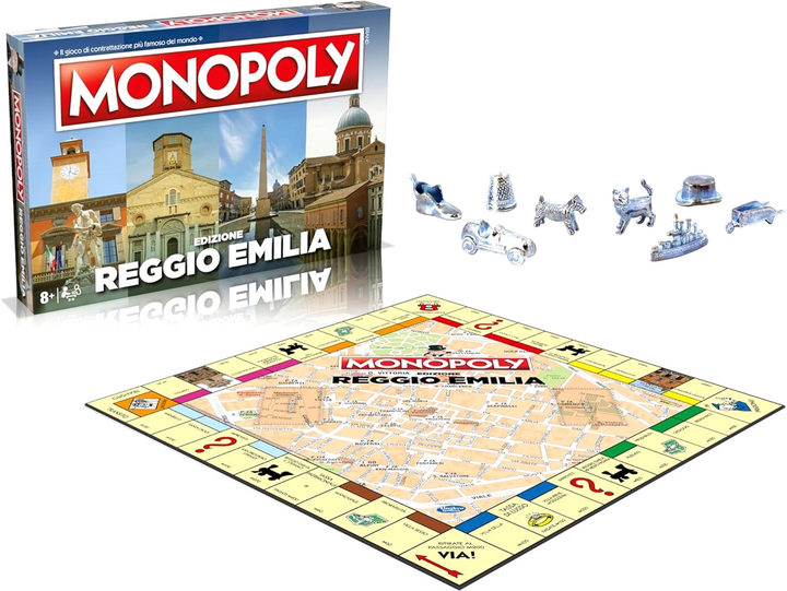 Настільна гра Winning Moves Monopoly Reggio Emilia Edition (5036905046428) - зображення 2