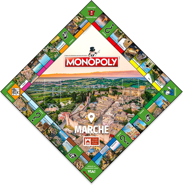 Настільна гра Winning Moves Monopoly The Most Beautiful Villages In Italy Marche (версія італійська) (5036905051125) - зображення 3