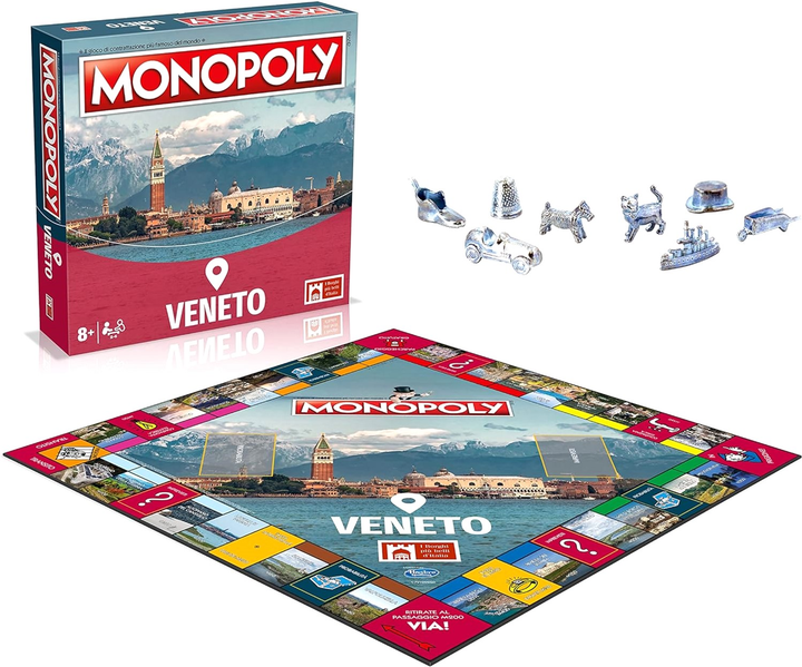 Настільна гра Winning Moves Monopoly The Most Beautiful Villages In Italy Veneto (версія італійська) (5036905051002) - зображення 3