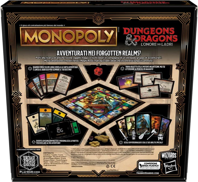 Gra planszowa Hasbro Monopoly Dungeons And Dragons Movie Honor Among Thieves (5010994202071) - obraz 2