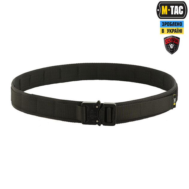 Ремінь M-Tac Cobra Buckle Tactical Belt Gen.II Black M/L - зображення 1