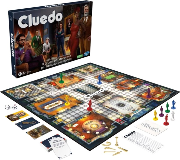 Настільна гра Hasbro Classic Cluedo (версія італійська) (5010994207243) - зображення 3