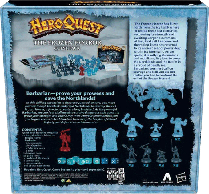 Gra planszowa Hasbro HeroQuest Frozen Horror (5010994172404) - obraz 2
