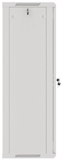 Серверна підвісна шафа Lanberg 19" 27U 600x450 Gray (WF01-6427-10S) - зображення 4