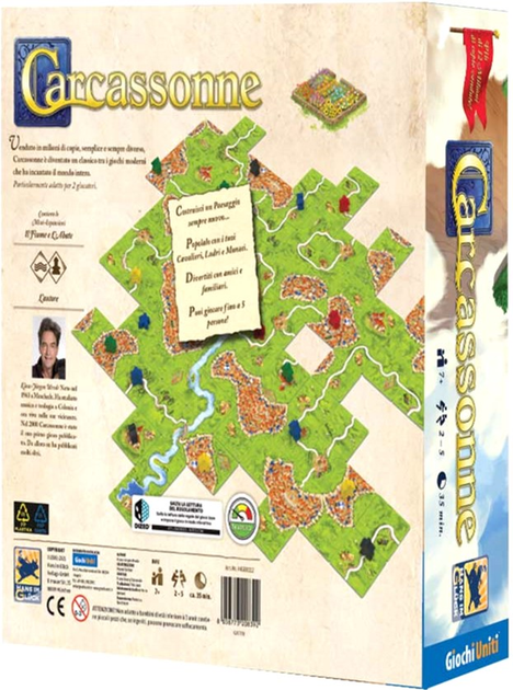 Настільна гра Giochi Uniti Carcassonne New Edition Base Game (версія італійська) (8058773208392) - зображення 3
