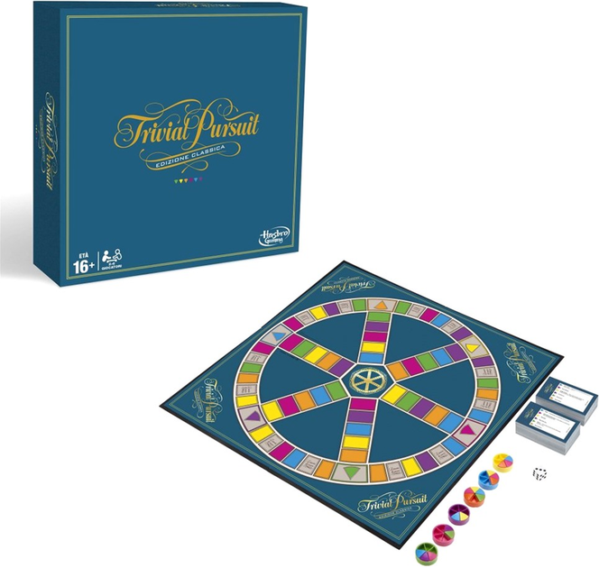 Настільна гра Hasbro Trivial Pursuit Classic Edition (версія італійська) (5010993425617) - зображення 4