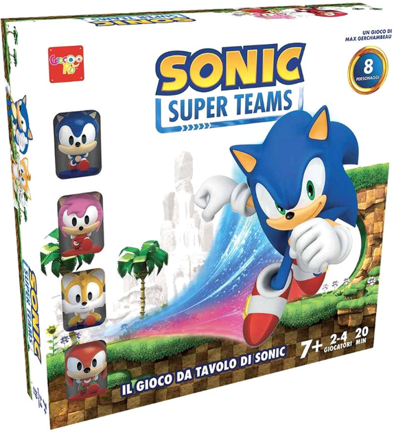 Настільна гра Rocco Giocattoli Sonic Super Teams (3558380104117) - зображення 1