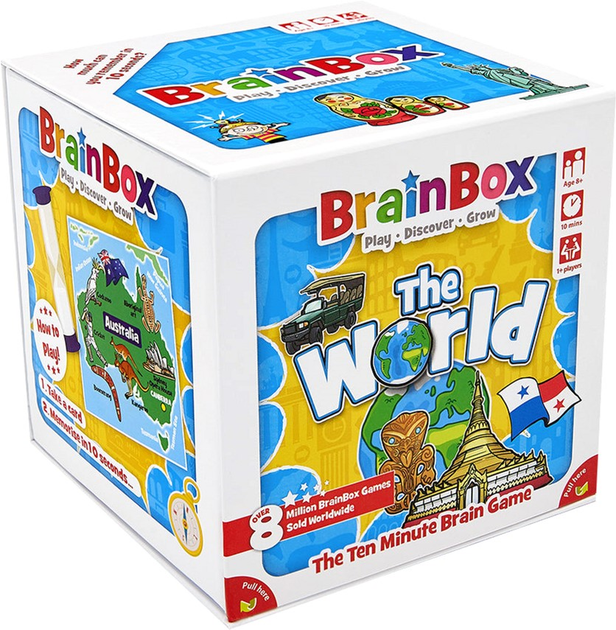 Настільна гра Asmodee BrainBox The World (50258221390161 - зображення 1