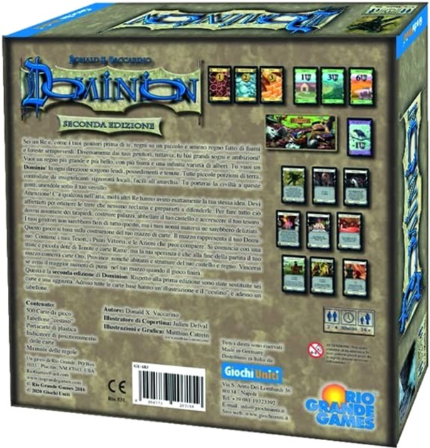 Gra planszowa Giochi Uniti Dominion A Kingdom Is Born Second Edition (8058773208668) - obraz 2