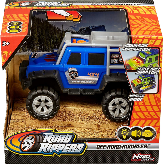 Позашляховик Nikko Off Road Rumbler зі світлом та звуком 18 см (0194029200920) - зображення 1