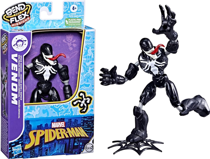 Figurka Hasbro Marvel Avengers Bend and Flex Missions Venom 15 cm (5010993966547) - obraz 1