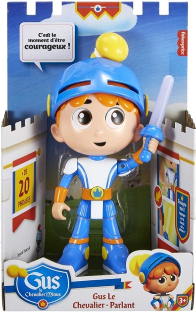 Figurka Mattel Gus Mini-Maxi Knight Rycerz ze światłem i dźwiękiem 20.5 cm (0194735091386) - obraz 1