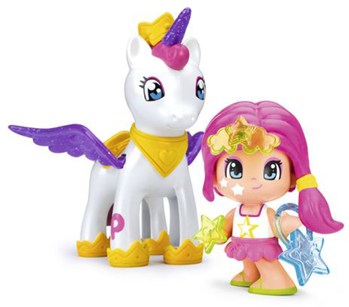 Zestaw figurek Famosa Pinypon and Flying Unicorn 2 szt (8410779048523) - obraz 2