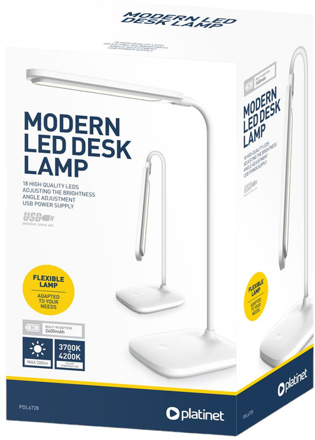 Настільна лампа Platinet PDL6728 - зображення 4