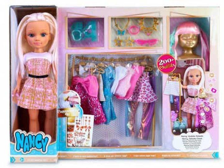 Лялька з аксесуарами Famosa Nancy And Her Wardrobe 43 см (8056379151876) - зображення 1