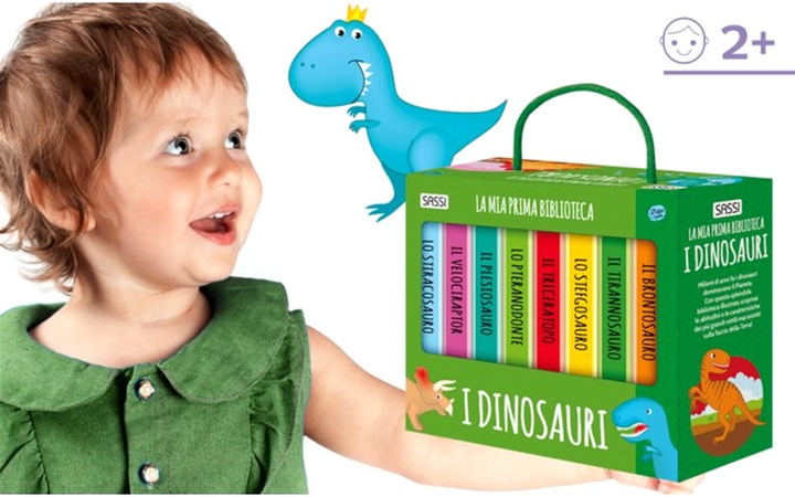 Книга Sassi My First Library Dinosaurs - M. Ніл (версія італійська) (9788868604905) - зображення 3