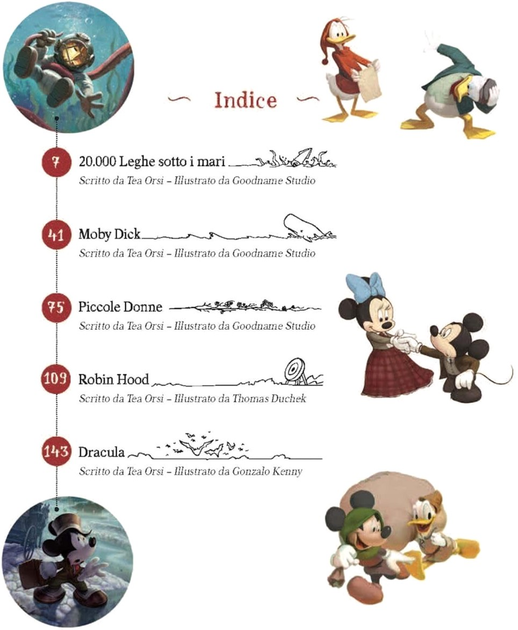 Книга Giunti Disney Classics Of Illustrated Literature (версія італійська) (9788852245534) - зображення 3
