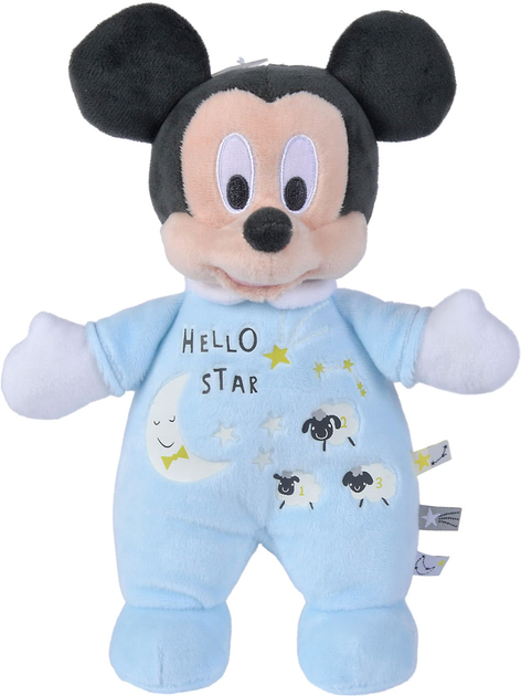 М'яка іграшка Simba Mickey Starry Night Блакитна 25 см (5400868010312) - зображення 1