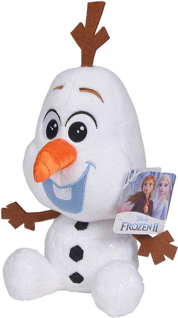 Maskotka Simba Disney Frozen Olaf Biały 35 cm (5400868007923) - obraz 1