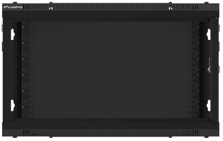 Szafa wisząca serwerowa Lanberg 19" 6U 600x600 Black (WF01-6606-10B) - obraz 4