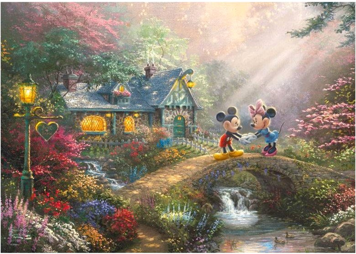 Puzzle Schmidt Spiele Thomas Kinkade Disney Mickey & Minnie 48.1 x 34.1 cm 500 elementów (4001504599287) - obraz 2