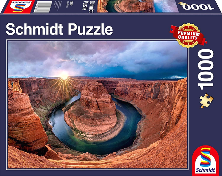 Puzzle Schmidt Glen Canyon Horseshoe Bend 69.3 x 49.3 cm 1000 elementów (4001504589523) - obraz 1