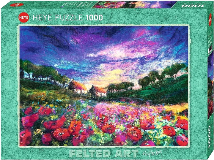 Puzzle Heye Poppies at Sunset 70 x 50 cm 1000 elementów (4001689299170) - obraz 1
