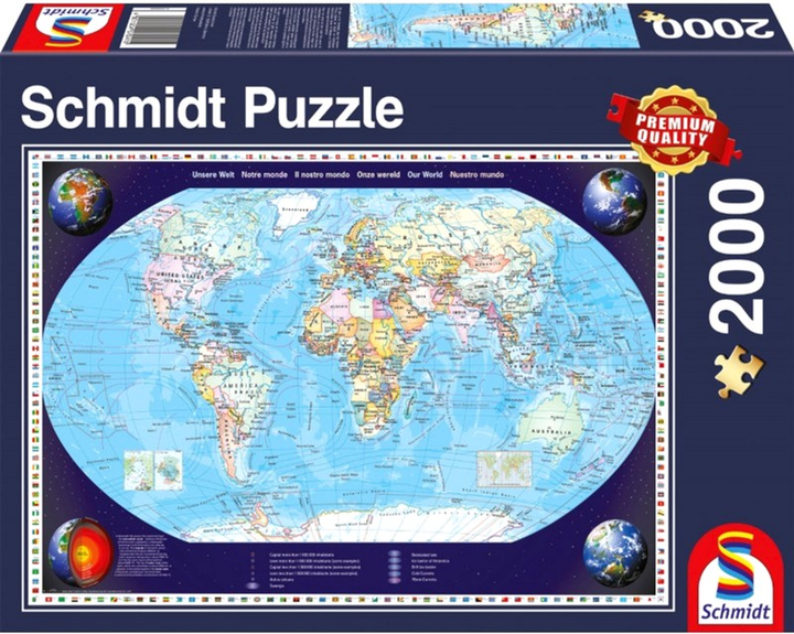 Puzzle Schmidt Our World 96.8 kh 69.2 cm 2000 elementów (4001504570415) - obraz 1