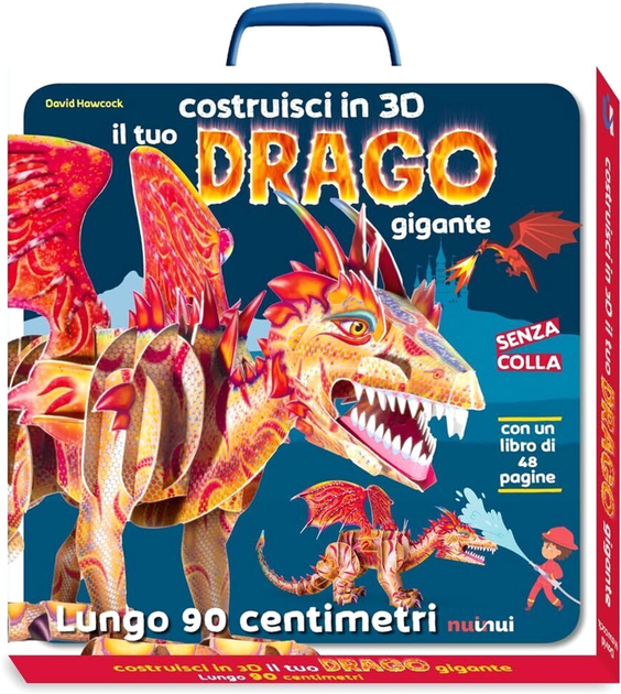 3D Пазл Nuinui Build Your Own Giant Dragon (9782889751181) - зображення 1