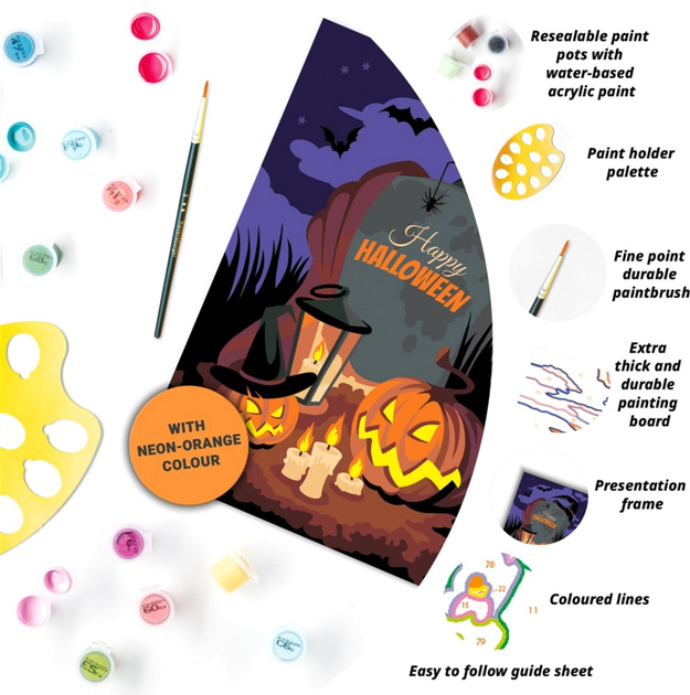 Картина за номерами Ravensburger CreArt Halloween Mood 18 x 24 см (4005556237135) - зображення 3