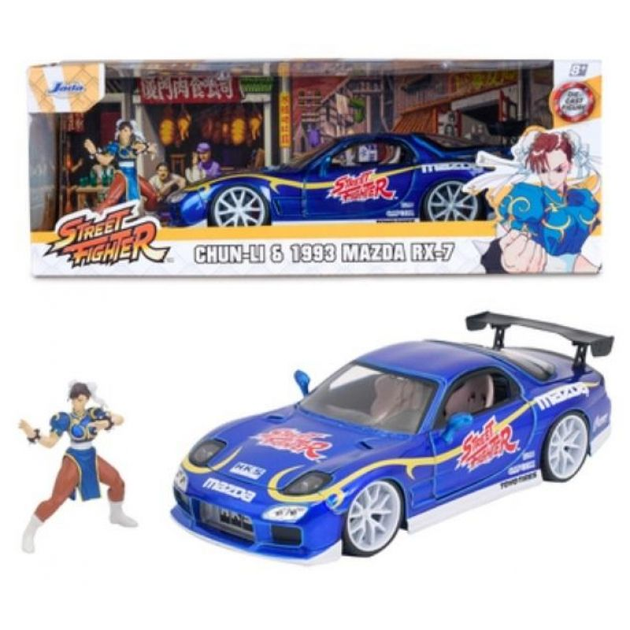 Автомобіль Jada Toys Street Fighter 1993 Mazda RX7 з фігуркою (4006333085857) - зображення 1