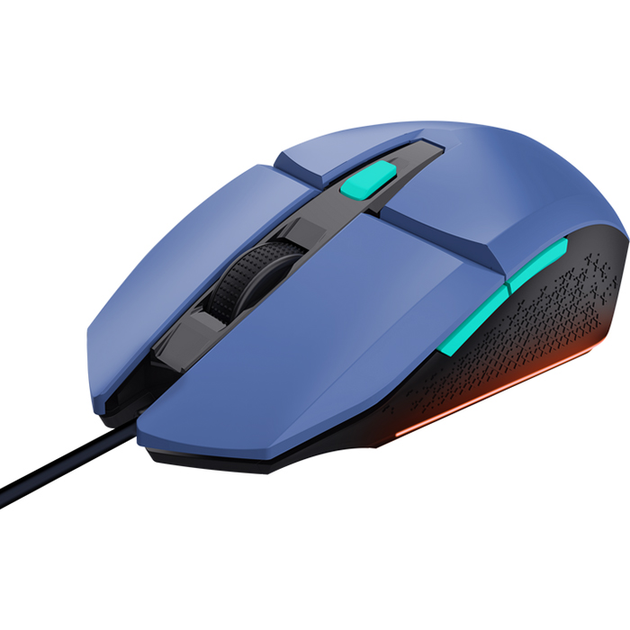 Мышка Trust GXT 109 FELOX RGB Blue (25067) - изображение 2