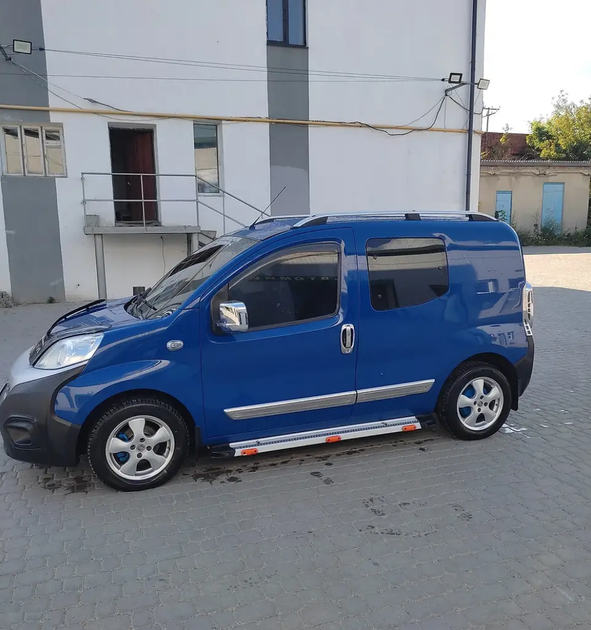 Накладки на молдинги дверей Нержавіюча сталь для Peugeot Bipper 4 шт Хром - зображення 3