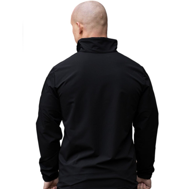 Куртка-ветровка тактическая Double weave Falcon цвет черный, 50 - изображение 2