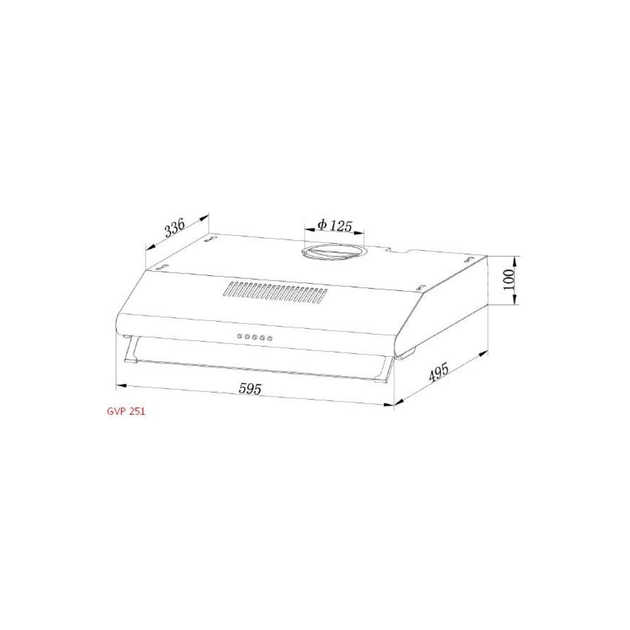 Вытяжка Grunhelm GVP 251 W - изображение 2