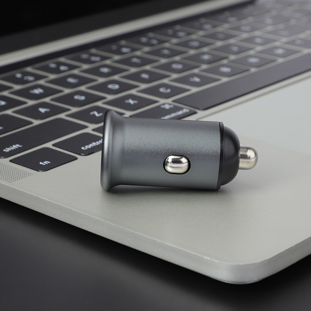 Ładowarka samochodowa ColorWay Car Charger 38W Type-C PD20W + USB QC3.0 Grey (CW-CHA029PD-GR) - obraz 7