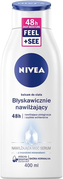 Zestaw kosmetyków do pielęgnacji Nivea Original Care Balsam do ciała 400 ml + Żel pod prysznic 250 ml + Antyperspirant w kulce 50 ml + Pomadka do ust 4.8 g (9005800364360) - obraz 2