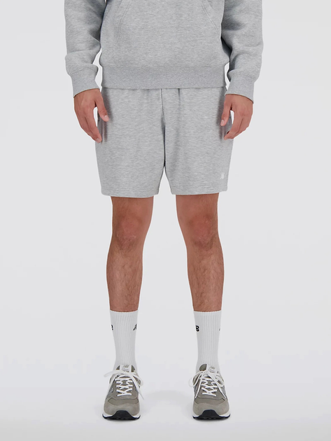 Спортивные шорты мужские New Balance Small Logo MS41520AG XL Серые ...