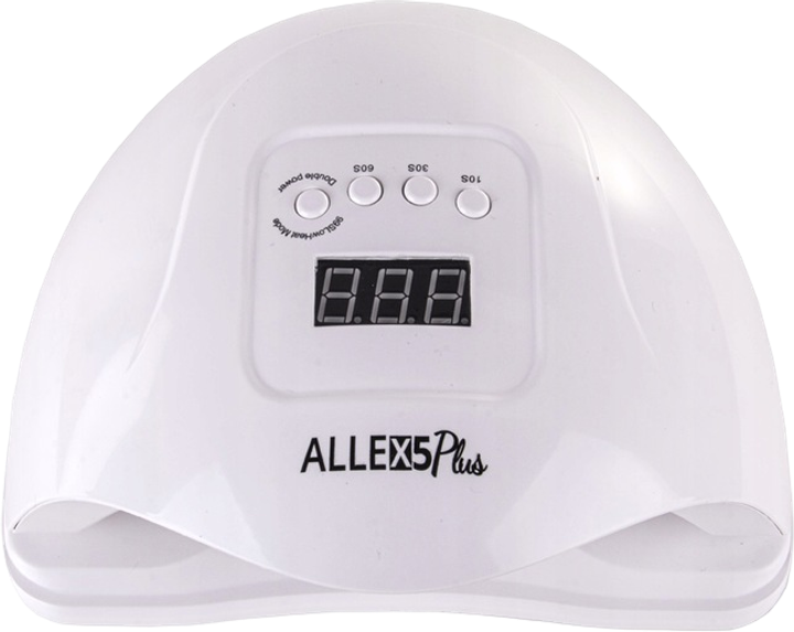 Лампа для нігтів AlleLux UV/LED 120W для гібридних лаків X5 Plus White (5902170304078) - зображення 2