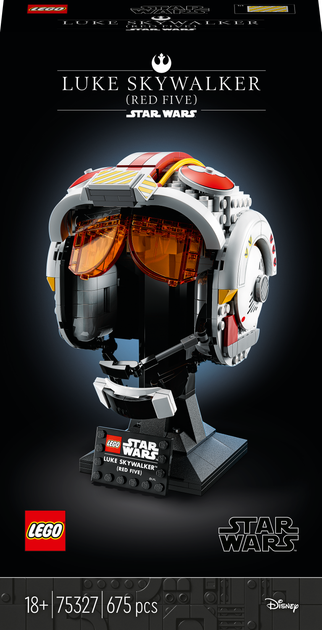 Zestaw klockow LEGO Star Wars Helm Luke’a Skywalkera Czerwony-5 675 elementow (75327) (955555903662433) - Outlet - obraz 1