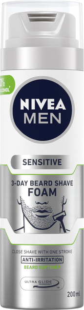 Піна для гоління Nivea Men Sensitive 200 мл (4005900758828/5900017068411) - зображення 1